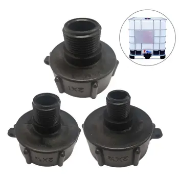 

1/2'' 3/4'' 1'' Thread Plastic IBC Tank Adapter Tap Connector Replacement Valve Fitting For Home Garden Water Connectors Fitting
