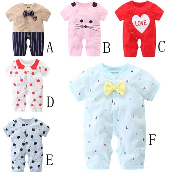 

2020 Summer Boys And Girls Fashion Cloth Newborn Baby Climbing Clothes Brands Baby Girl Romper Infant Animal Costumes Pajamas