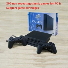 Contrôleur de Station de jeu 8Bit 4 GS4 PRO pour FC TV Player Console de jeu vidéo 200 jeux Non répétitifs cadeau de cartouche supplémentaire