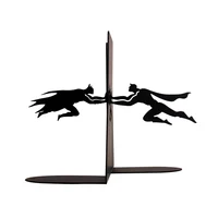Creative Simple Book School Students Book Stand Metal Bookends Iron Holder Desk Stands For School Stationery & Office Sup GG3
