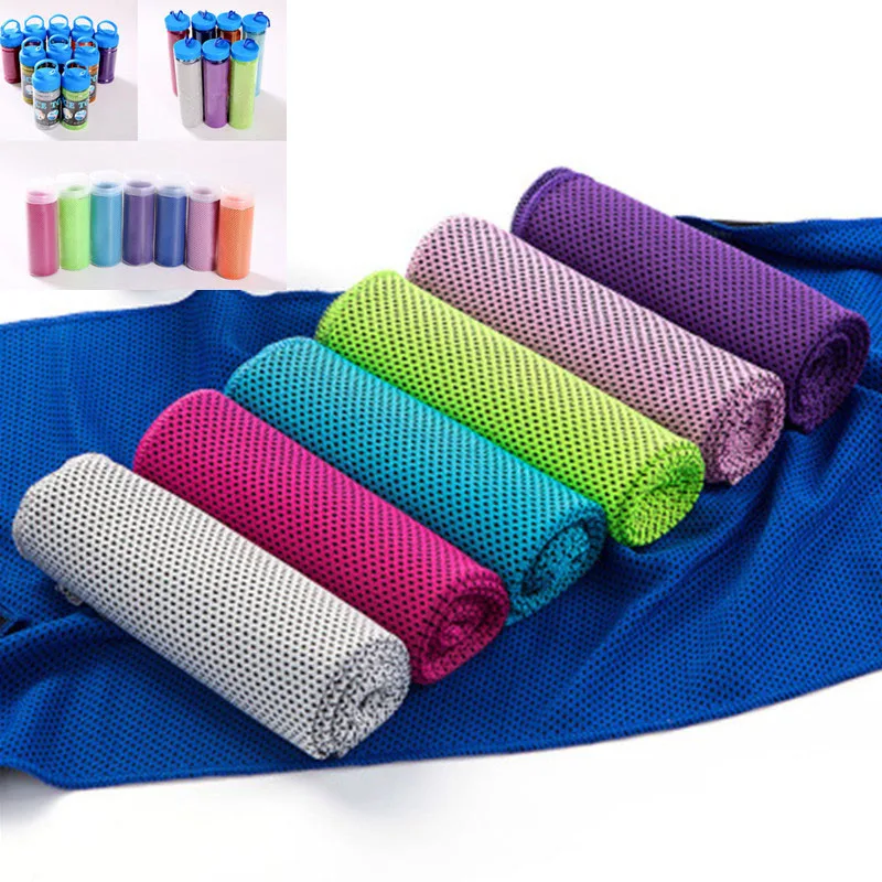 Cooling Towel for Neck Golf Cooling Towel Instant Camping Soft Breathable for Yoga Sport Running Gym 30x80cm
