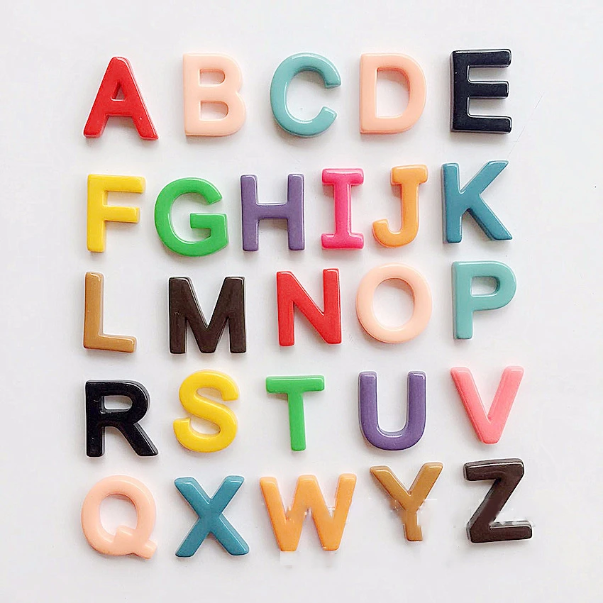 

26 Letters Fridge Magnets Alphabet Intelligence Development Toy Kids Children Magnetic Sticker Classroom Office Whiteboard