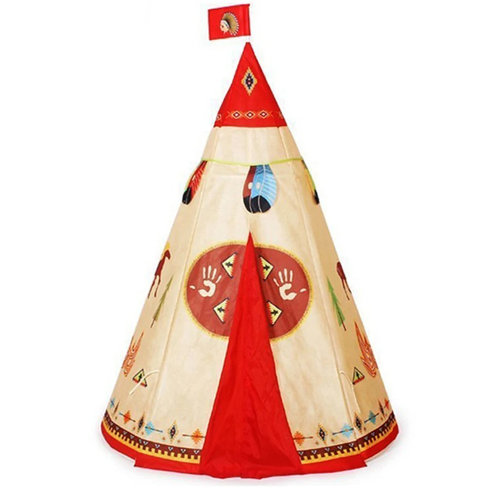 Натуральная Детская игрушка teepee безопасный портативный игровой домик детская игра в помещении комната для отдыха на природе игровые ручки палатка