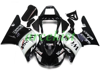 

4 Free Gifts New ABS Motorcycle Full Fairings Kit Fit For YAMAHA YZF R1 1998 1999 98 99 bodywork set Black white