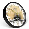 Mecca Holy Kaaba Modern Design Silent Wall Clock Saudi Arabia Ramadan Kareem Mosque Minimalist Wall Art Home Decor Clock Watch 6