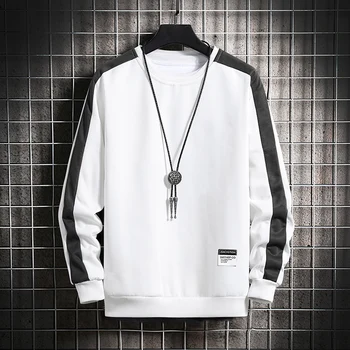 Stripe Sleeve lightweight Sweatshirt