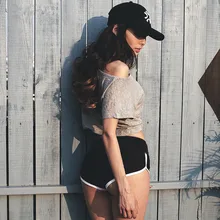 Высококачественные спортивные шорты для спортивного зала женские шорты для йоги с низкой талией сексуальные персиковые бедра быстросохнущие фитнес беговые Эластичные Обтягивающие шорты