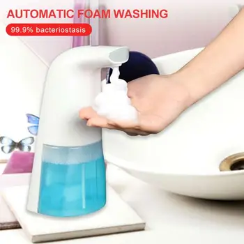 

Automatic Foam Soap Dispenser Touchless Foaming Infrared Motion Sensor Hands-Free Soap Dispenser Pump For Bathroom Kitchen 300ML