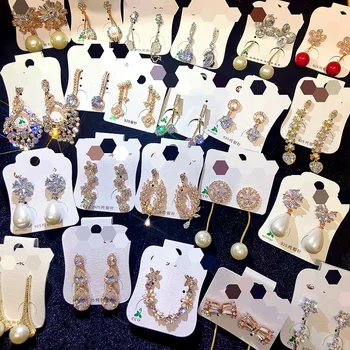 

30 Paris/lot novelty fashion women alloy earring lot vintage style cool design women jewelry earring wholesale 201105-135