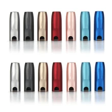 1 pçs boné bocal escudo substituição de alumínio colorido capa protetora para iqos 2.4 p 2.4 plus e-cigarro acessórios