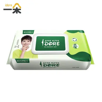

Fast Shipping Deep Purification Moist Soft Toddlers Infant Baby Wet Wipes Disposable Tissue Skin Cleanser Care 80 Pcs In 1 Pack