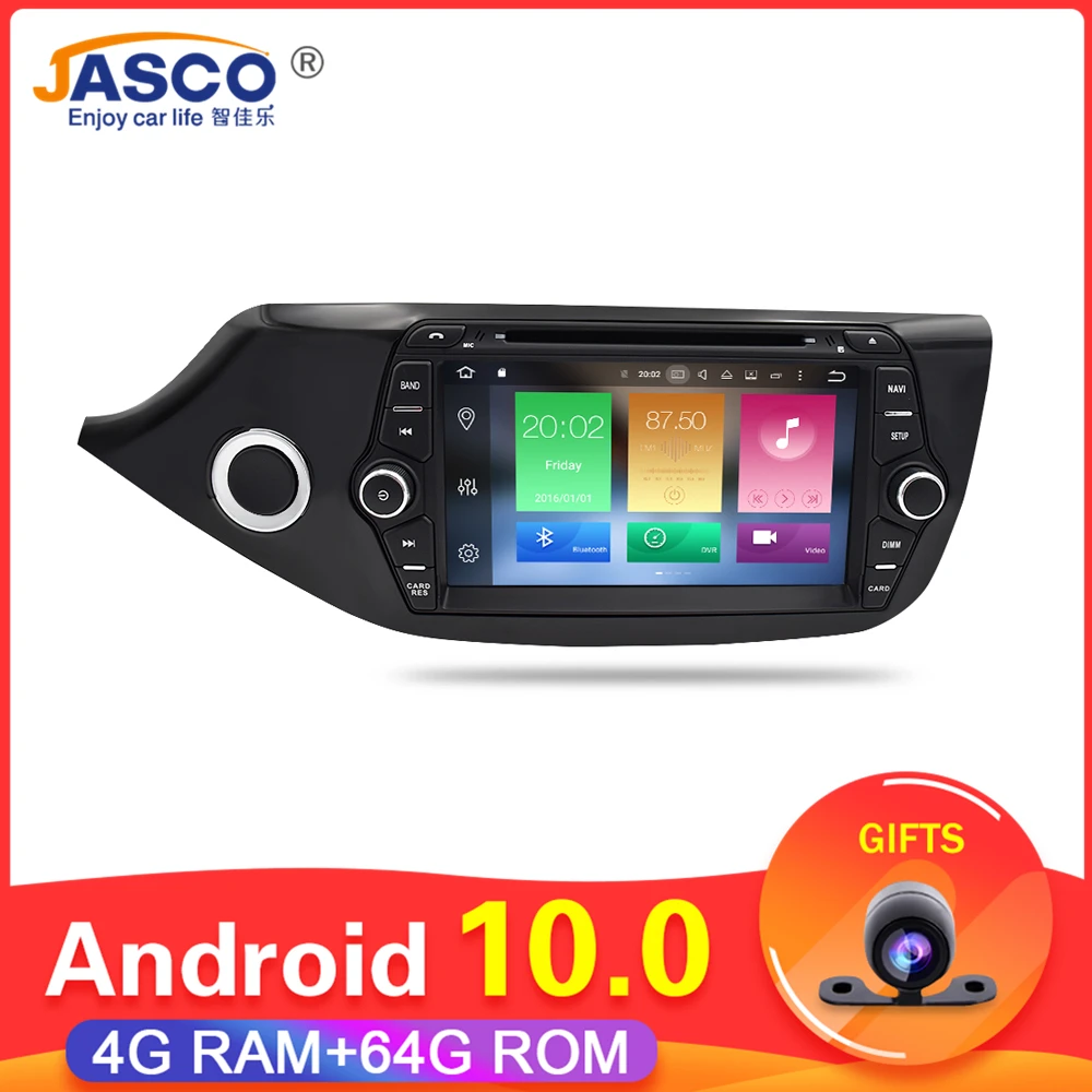 Android 10 0 автомобильный DVD плеер GPS ГЛОНАСС навигация Мультимедиа для Kia Ceed 2013 2014 2015