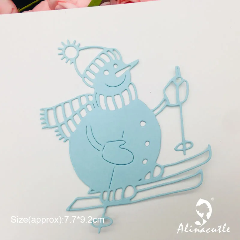 

Die Cut Metal Cutting Die Winter Snowman Scrapbooking Paper craft album Handmade Card Stencil Cutter Punch art cutter