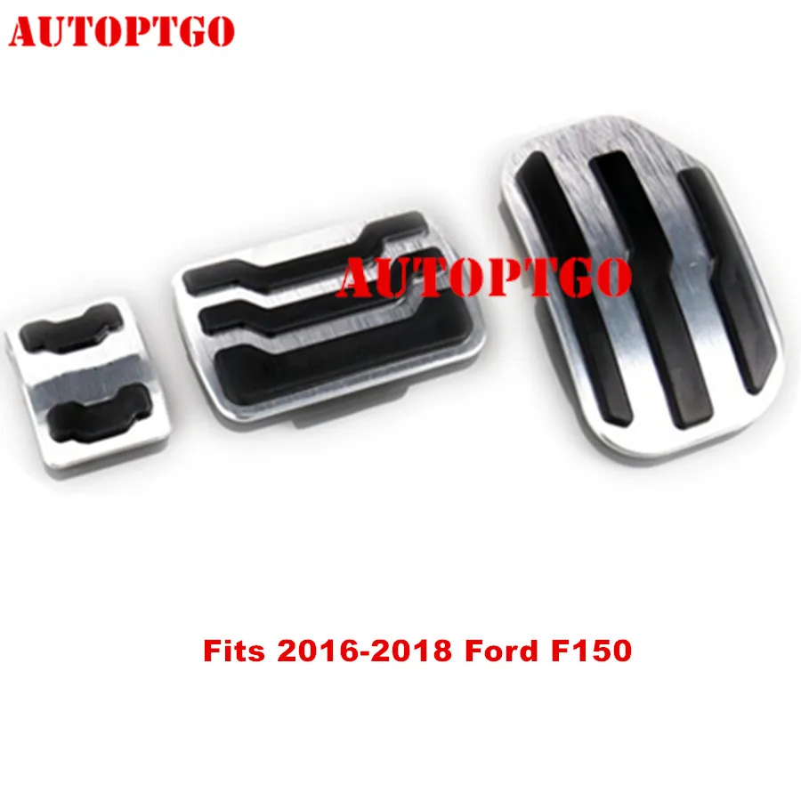 Подходит для Ford F150 Raptor комплект педали газа тормоза Педали не прилипает, не давит, подставка для грузовика ускоритель автомобиля Средства для укладки волос - Название цвета: 2016-2018 F150
