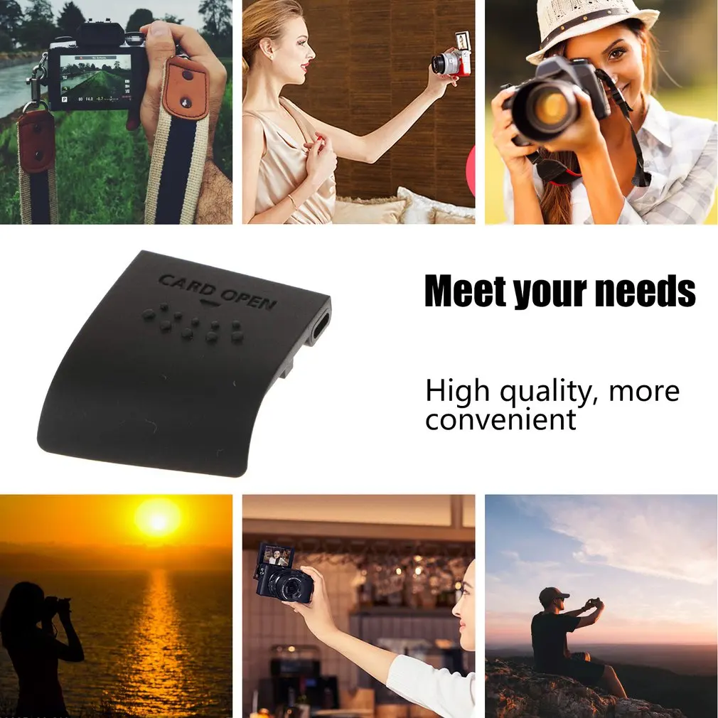 Replacement Part Sd Memory Card Slot Cover Protector Lid For Canon 70D Dslr Camera Cf Side Port Dust Plug With Spring