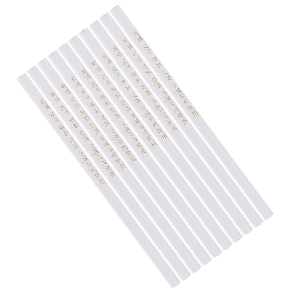 10 Piece Fabric Marking Pencils Pens for Tailor Sewing Dressmaking Quilting White 10 Piece Fabric Marking Pencils Pens for Tailor Sewing Dressmaking Quilting White