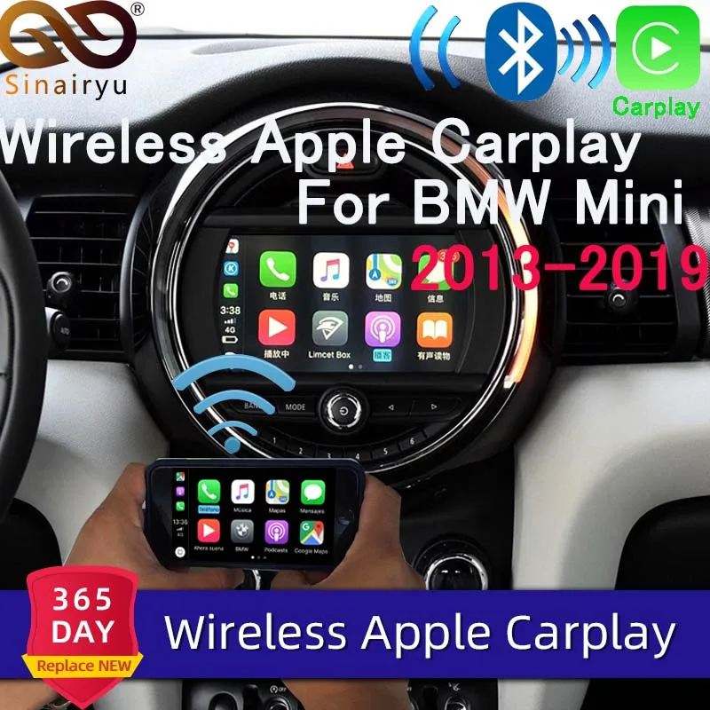 Sinairyu беспроводной Apple Carplay для BMW Mini NBT 8 дюймов/6 5 дюймов экран 2013-2016 Airplay Android авто