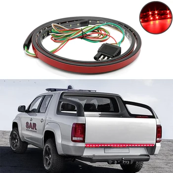 

126CM/155CM Car Tailgate Light Bar Double-Row LED light for Trucks Trailer Pickup Car RV VAN Jeep Towing Vehicle