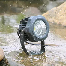 Водонепроницаемый Светодиодный прожектор для улицы 30 Вт/20 Вт/10 Вт светодиодные фонари газон лампа круглый COB прожекторы ультра-яркие дерево прожекторы