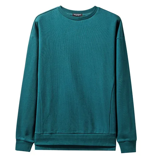03Green Giordano джемпер унисекс с круглым вырезом под шею и длинными рукавами, имеется несколько цветовых решений - Цвет: 03Green