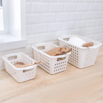 

Plastic Storage Basket Desktop Snack Storage Basket Kitchen Storage Basket Bathroom Storage Box Basket