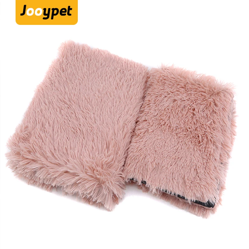 JOOYPET дешевый мягкий теплый коврик для кровати плюшевое одеяло для собак с длинными волосами