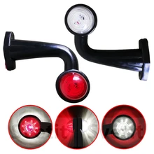 

2Pcs LED Side Marker Truck Position Lights 12V 24V Tail Light Trailer Clearance Lights Lorry Van Back Lights Red White