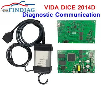 

For Volvo VIDA DICE 2014D OBD2 Diagnostic Tool For Volvo Full Chip Code ReaderAuto OBDII Scanner With EWD Connect By USB