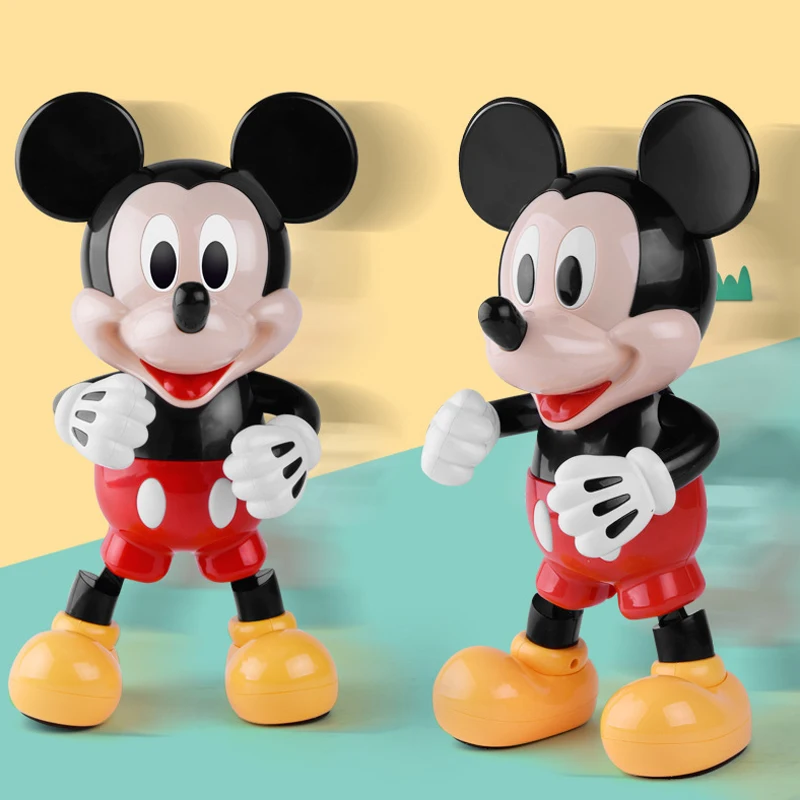 

Big Size Mouse Toy 28cm Action Figure Swing Dance Light Musical Mickey Model Doll Toys Birthday Gift For Children