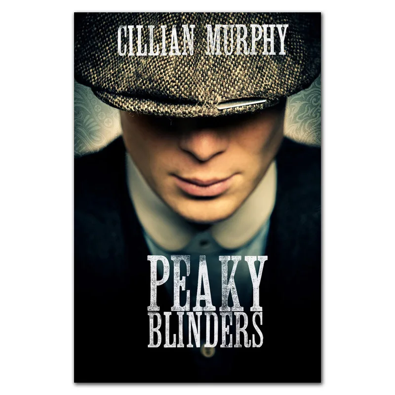 MQ3568 Горячая Peaky blinds Cillian Murphy США ТВ-шоу серия сезон художественный плакат Шелковый Холст украшение дома Настенная картина печать - Цвет: Светло-желтый