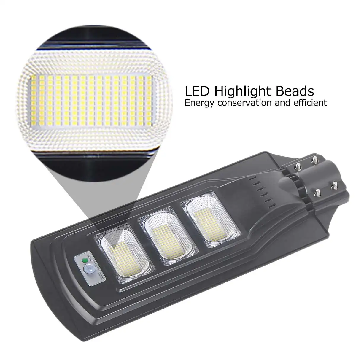 Smuxi 30000LM 120W/240W/360W Solar Street Light 150/300/500 Grey Outdoor High-brightness Lamp Motion Sensor Remote control IP65