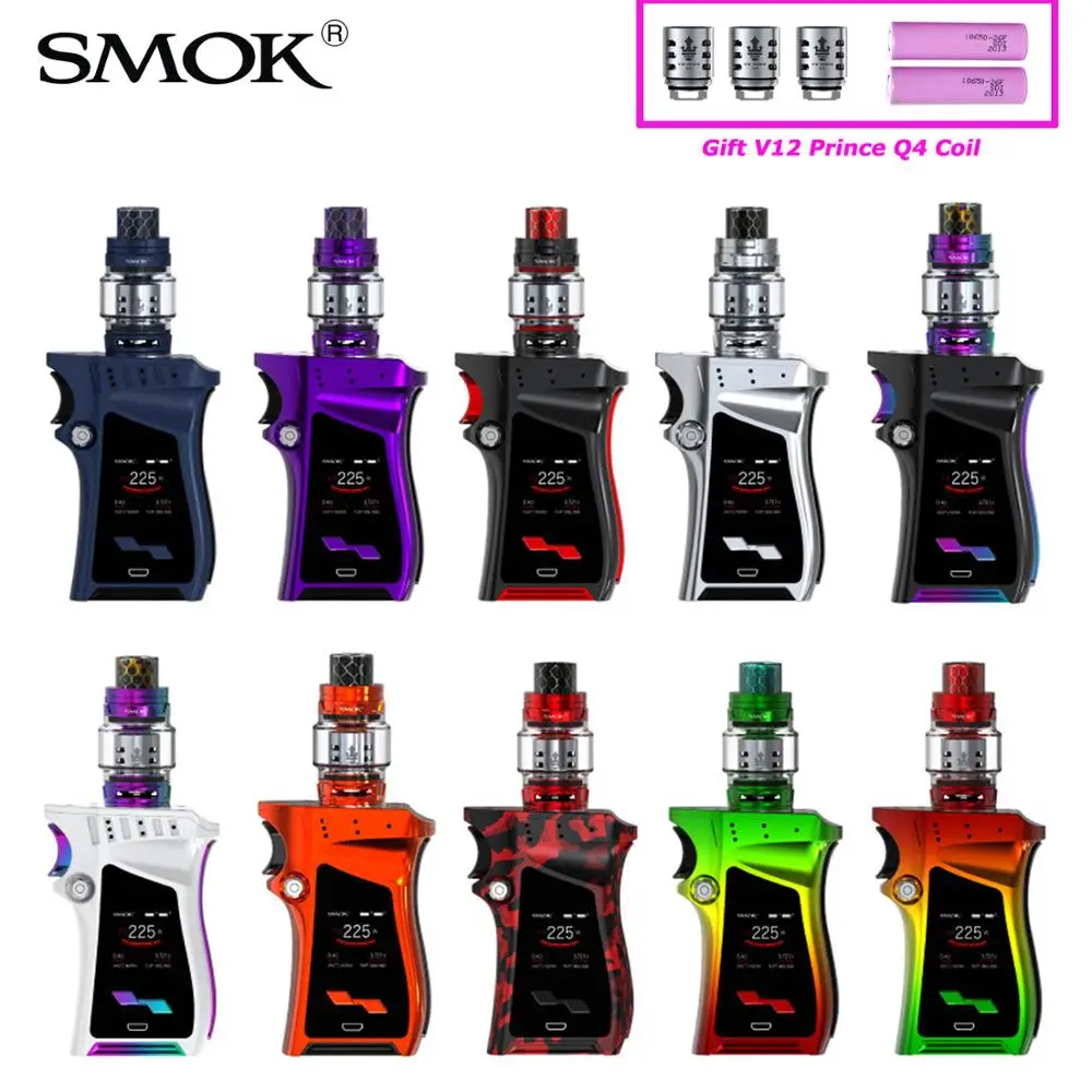 Оригинальный мод SMOK MAG для вейпа 225 Вт TC VW мощный боксмод 510 thread Tank электронная
