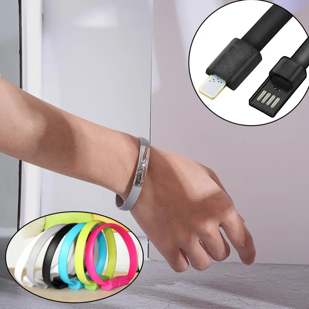 Напульсник для iPhone кабель зарядное устройство магнитный USB шнур зарядка ячейка