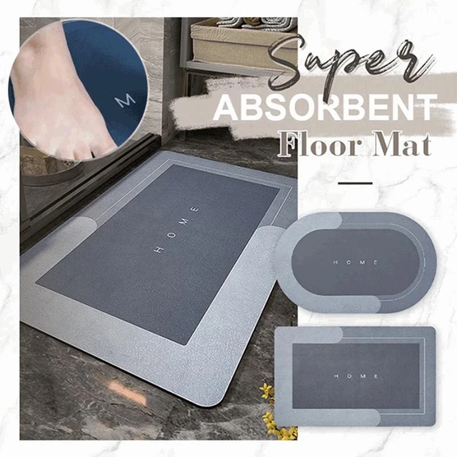 Napa Skin Super Absorbent Bath Mat Modern Simple Non-slip Floor Mats Quick  Drying Bathroom Carpet Home Oil-proof Kitchen Mat