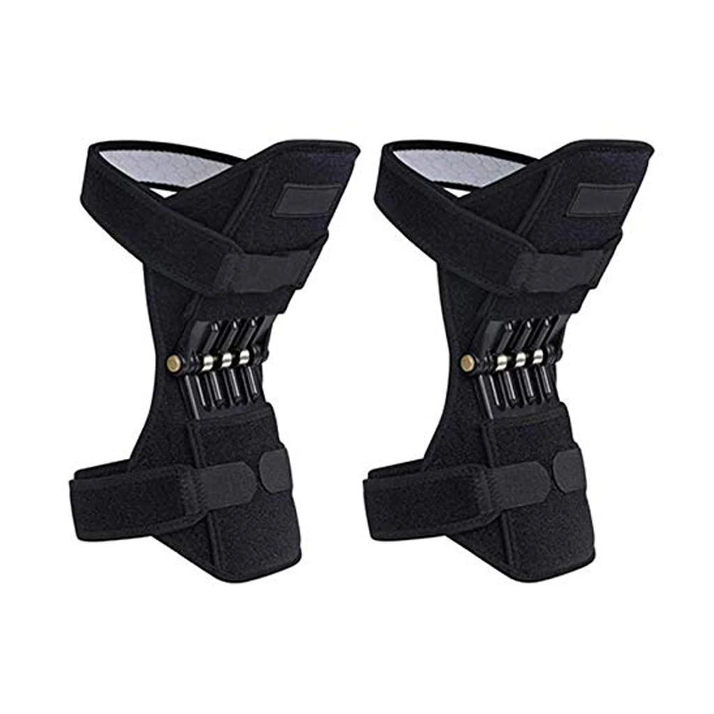 

2019 New Elbow Knee Pad Lifter Joint Support Knee Pads Powerful Bounce Spring Strength Protection of the old cold leg knee band