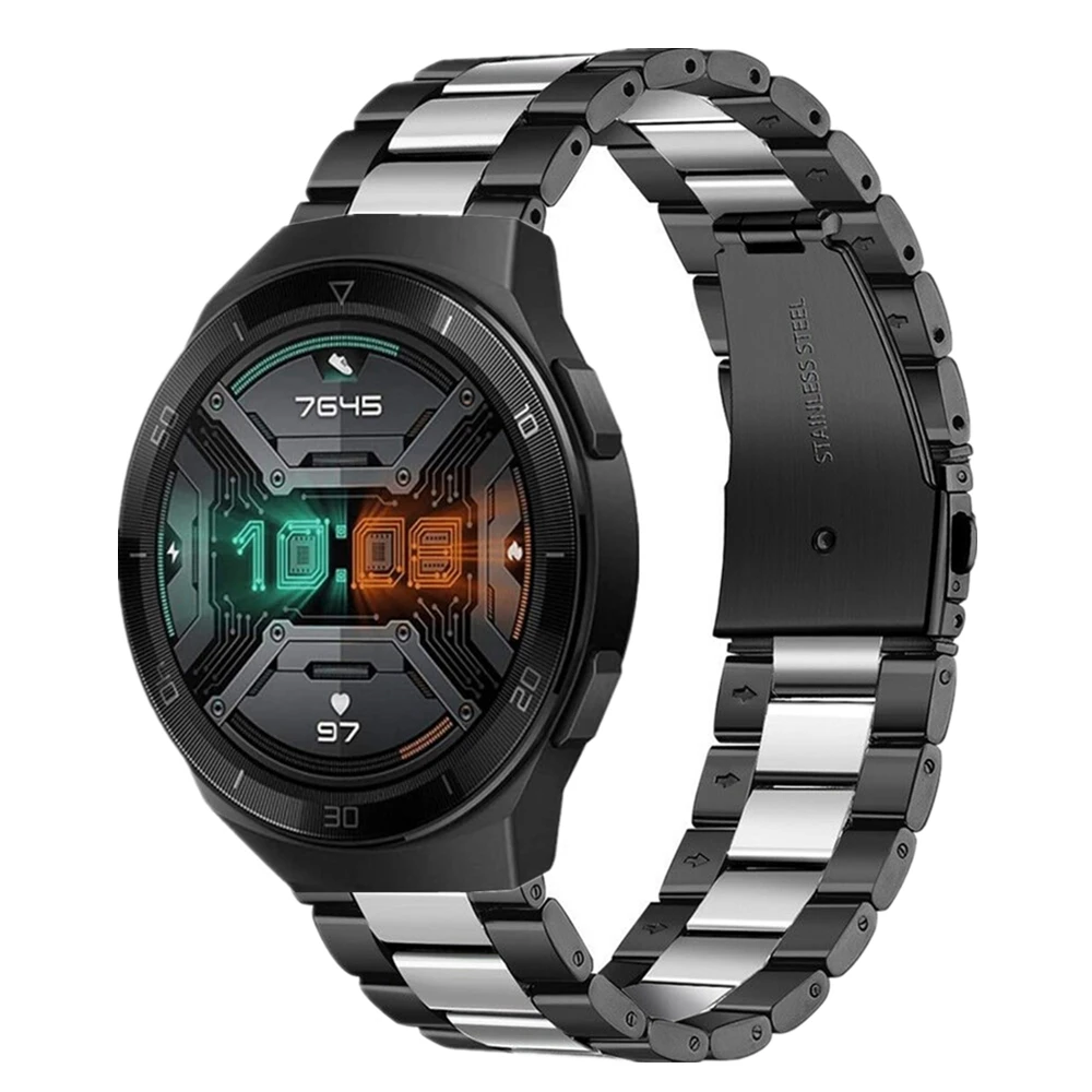 Ремешок из нержавеющей стали для Huawei Watch GT 2 Pro/GT 2E 46 мм сменный смарт браслет Xiaomi