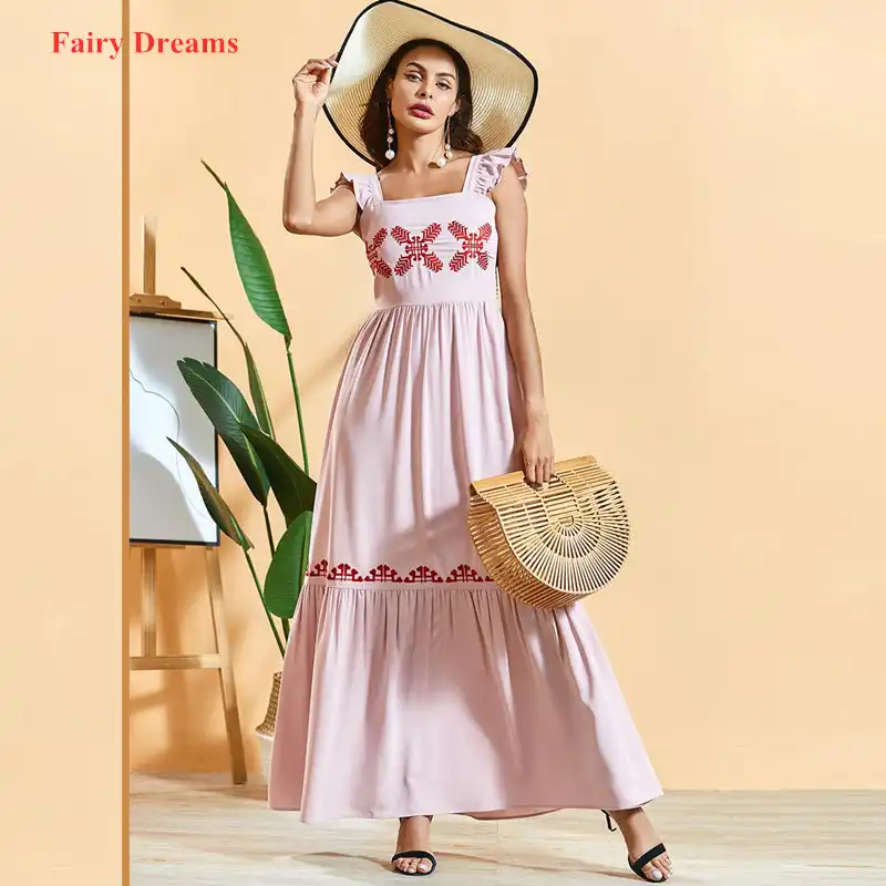 pink sundress plus size