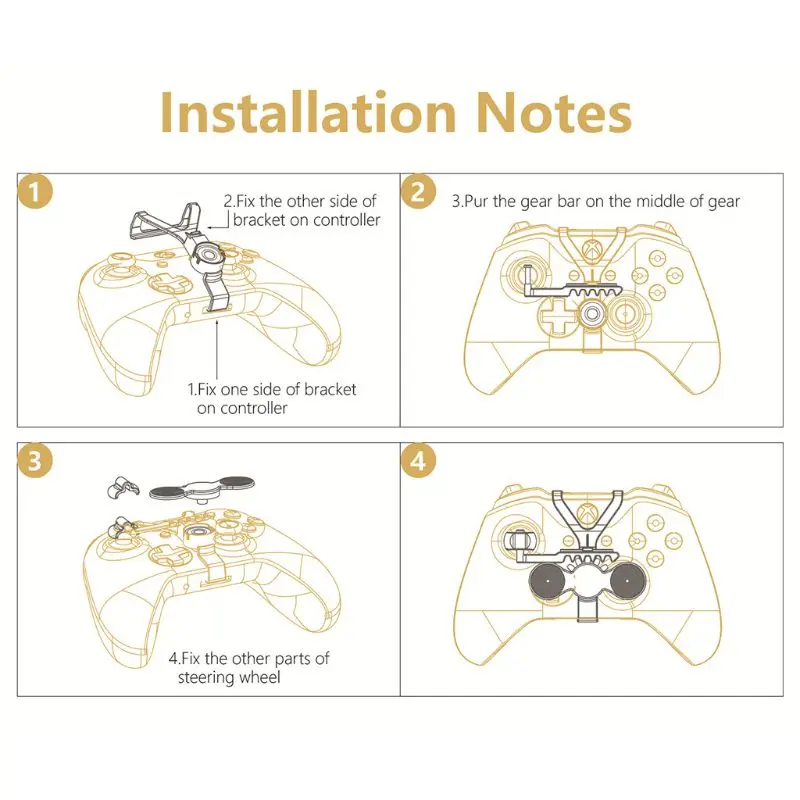 Гоночный сменный руль Геймпад контроллер вспомогательный контроллер для Xbox One аксессуары для игр