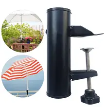 Parasol Holder for Square Balcony Railing Patio Umbrella Support Stand Bracket Clip Outdoor Table Fixed Clip Umbrella Stand
