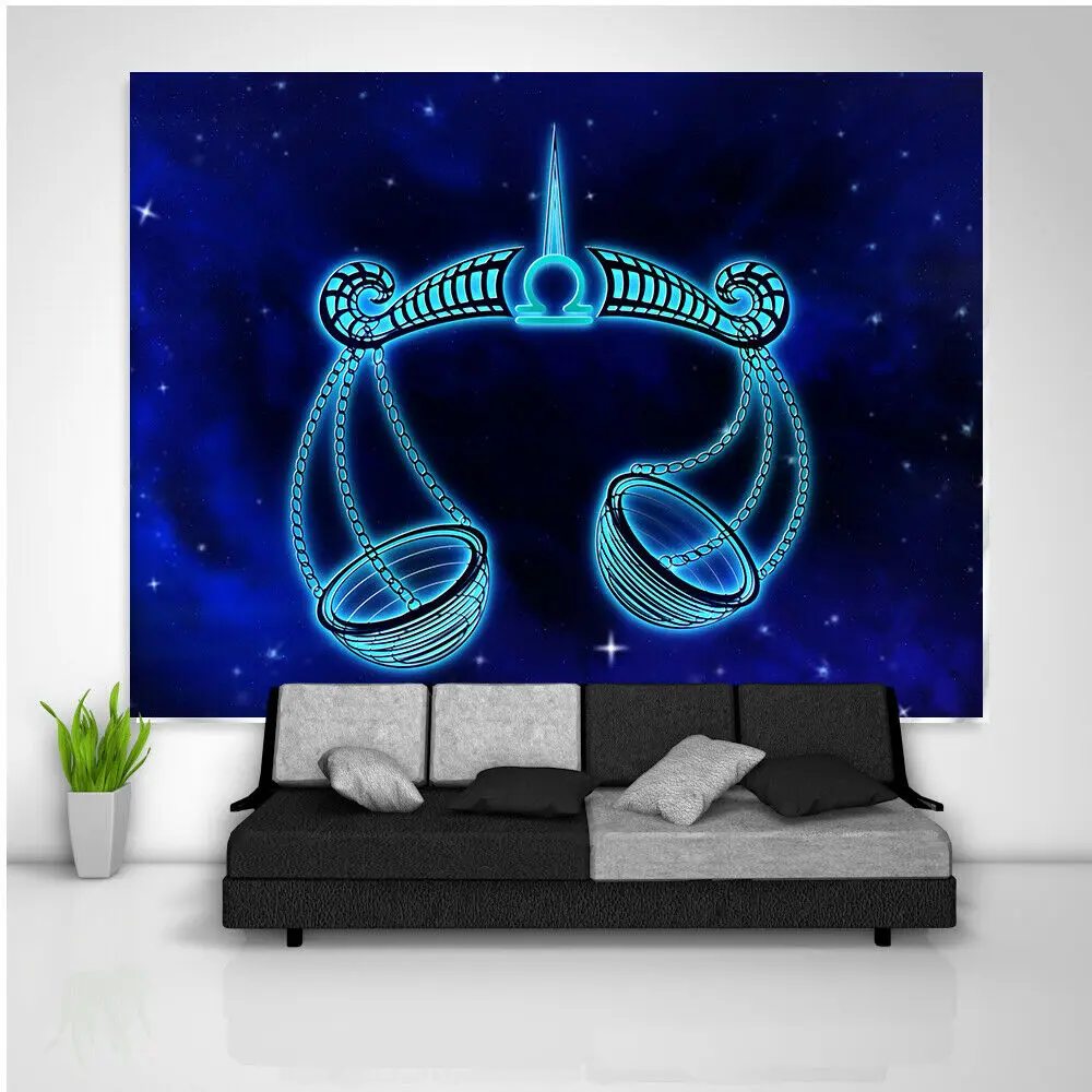 

Zodiac Sign Art Wall Hanging Sofa Table Bedroom Home Decor