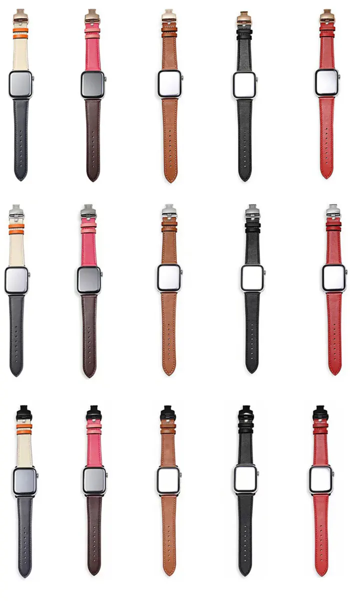 Бабочка Туфли с ремешком и пряжкой для наручных часов Iwatch, 4/3/2/1 ремешок для наручных часов Apple Watch, версии 3, 4 года группа 44 мм 40 мм, 42 мм, 38 мм, версия ремень из натуральной кожи браслет