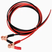 Alligator-Clips Solar-Cable Rechargeable-Battery BOGUANG with for 12V 1sets Red/black