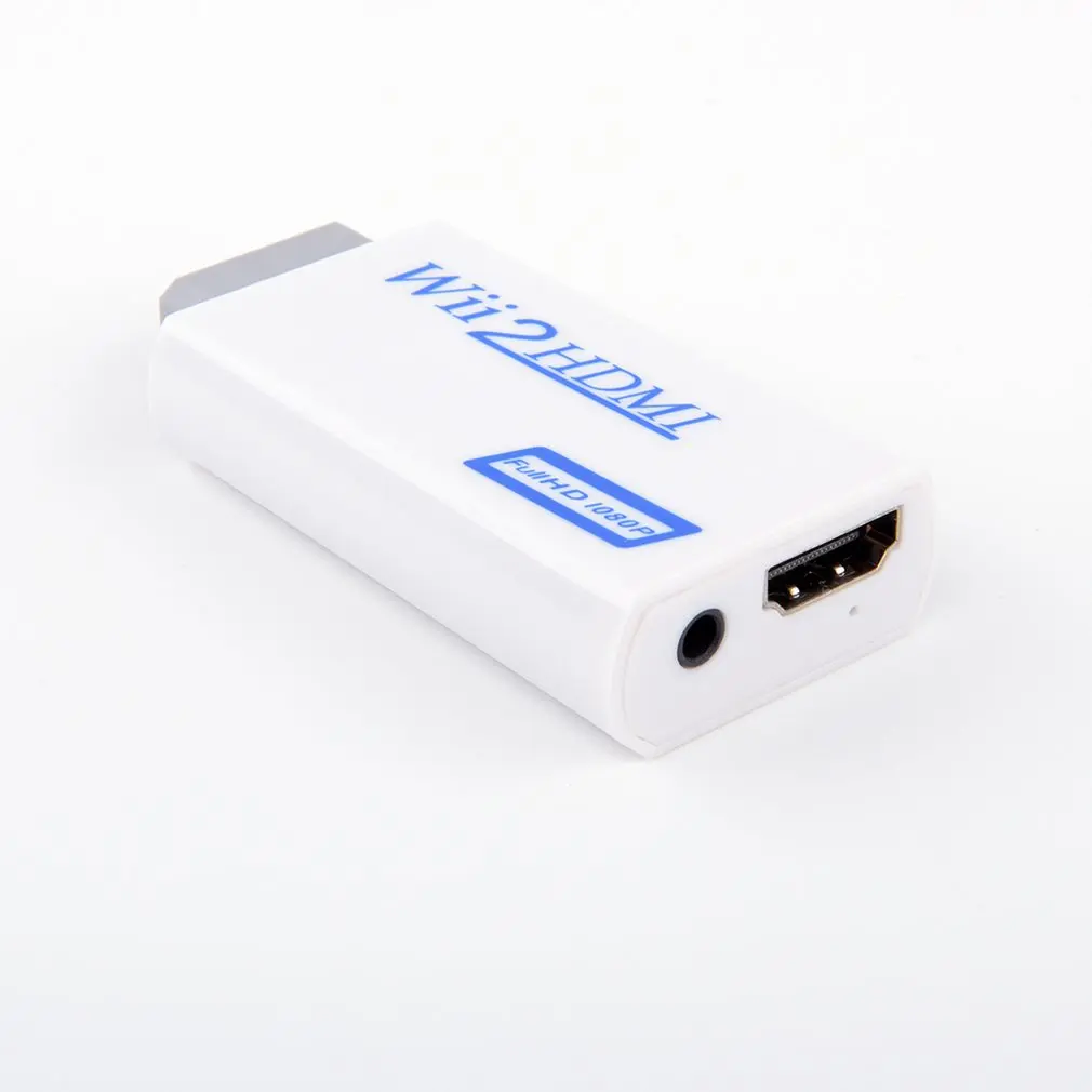 Для wii к HDMI конвертер Поддержка FullHD 720P 1080P 3,5 мм аудио wii 2HDMI адаптер для HDTV wii конвертер дропшиппинг