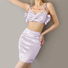 Aliexpress - 2021 spring and summer new women’s slim fashion camisole two-piece high waist skirt Ladies sexy and charming two-piece suit