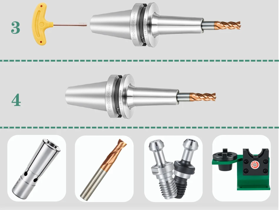 BT30 BT40 DC6 DC8 DC12 tool holder BT DC Pull Back Tool Tolder B30 dc6 dc8 dc12 bt sdc sdc6 sdc8 sdc12 tool holder collet yost bench vise