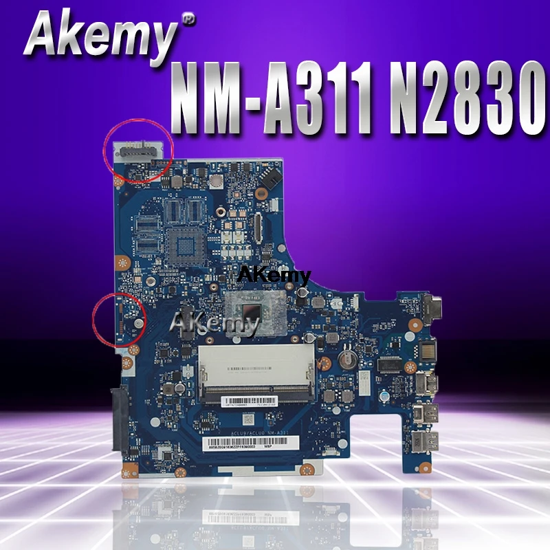 

Brand New aclu9 / NM - aclu0 A311 laptop Motherboard Lenovo Laptop with n2840 G50 - 30 CPU (Intel CPU 100% test)