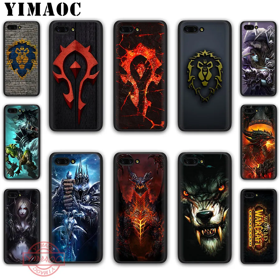 YIMAOC поражает World of Warcraft мягкий чехол для Honor 20 10 9 8 Lite 9X 7A Pro 8X 8C 7X 7C вид Примечание |
