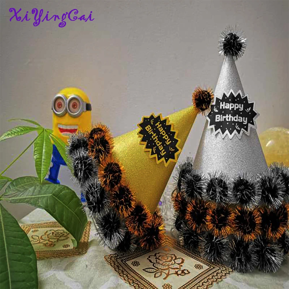 1PCS Good Quality Prince Princess Happy Birthday Hat First Baby Cartoon Crown Cap Party Decoration | Дом и сад