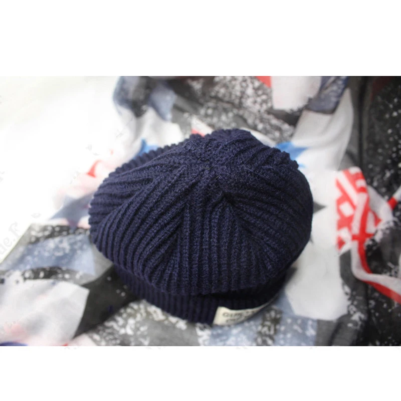Кепка осенняя и зимняя новая Женская Вязаная Шапка-бини уличная однотонная теплая шерстяная шапка с капюшоном мужская теплая зимняя шапка