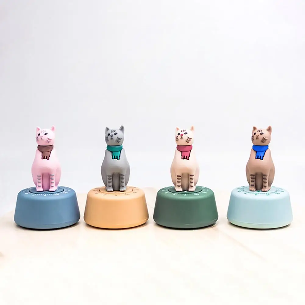

Kitchen Cooking Timer Lazy Cat Countdown Timer Student Learning Time Manager Board Game Mechanical Reminder